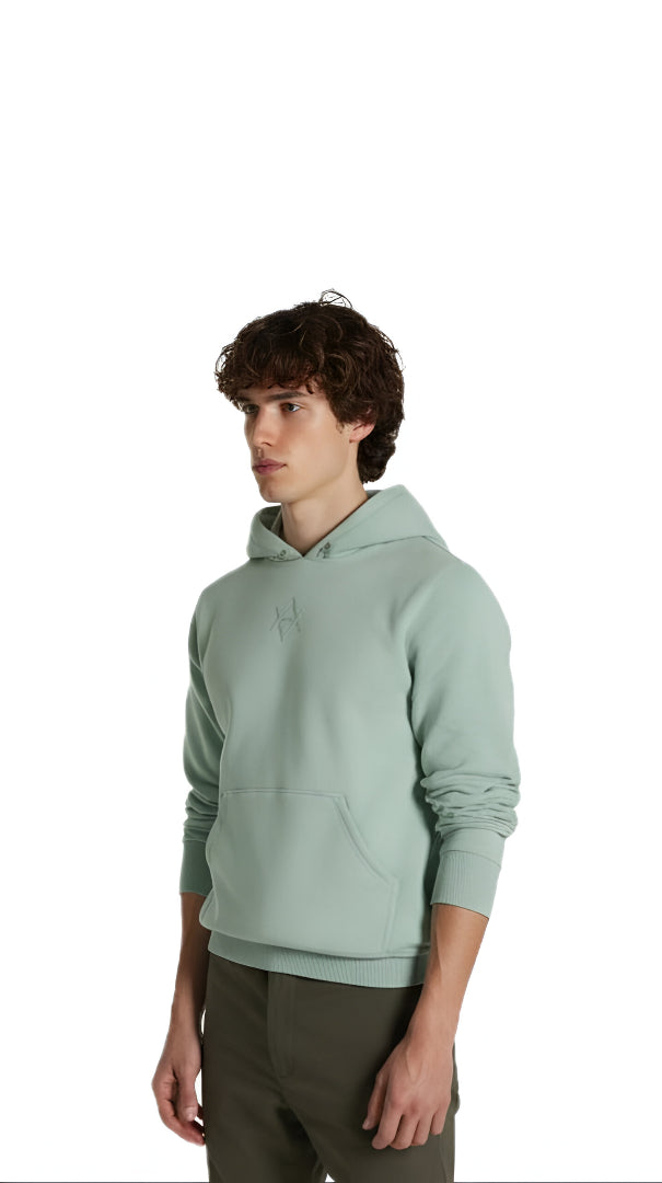 350 GSM Premium Oversized Hoodie – Sage Green